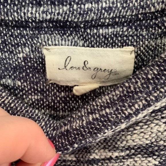 Lou &‎ Grey Navy White Sweater | XS - Picture 2 of 4